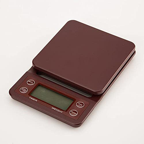 QAWSED Kitchen Food Scale 3Kg / 0 1G Professional Coffee Scale Digital Drip Coffee Timer Electronic Kitchen Food Cooking Scale Weight Balance Backlight