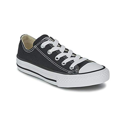 Converse All Star Low Black/White Kids/Youth Shoes 3J235- Black/White- Size 2.5