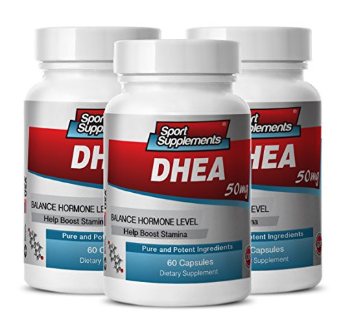 dhea 50mg - DHEA 50mg - Pure DHEA Supplement to Balance Hormone Levels -3 Bottles 180 Capsules-