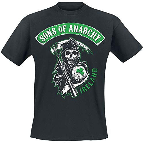 Sons of Anarchy Officially Licensed Merchandise Ireland T-Shirt -Black-- Large