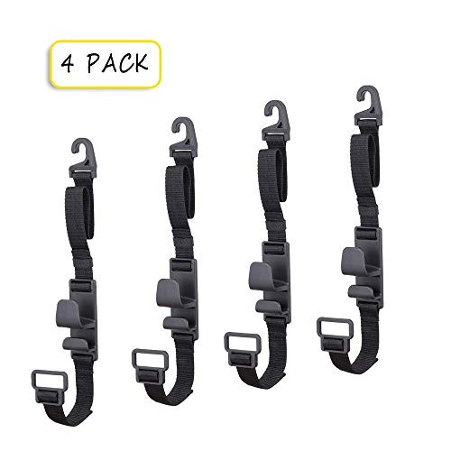 4 Pack Car Seat Headrest Hooks by Villexun , Strong Durable Backseat Headrest Hanger Storage For Handbags, Purses, Coats, and Grocery Bags, Universal Vehicle Car Seat Back Headrest Bottle Holder 4 Pack Car Seat Headrest Hooks by Villexun , Strong Durable Backseat Headrest Hanger Storage For Handbags, Purses, Coats, and Grocery Bags, Universal Vehicle Car Seat Back Headrest Bottle Holder