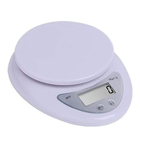 QAWSED Kitchen Food Scale 5000G / 1G 1000G / 0 1G Food Diet Post S Balance Measuring Scales Led Electronic Scales with Tray-1000G 0.1G No Tray