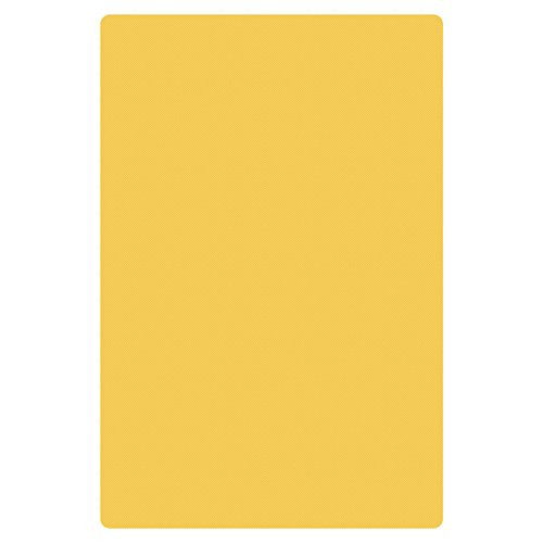 Thunder Group PLCB241805YW Cutting Board 18inch X 24inch X 1/2inch Polyethylene Yellow