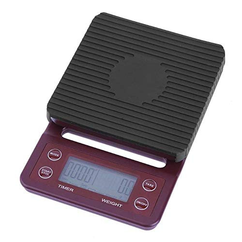 5kgx0 1g/0 5g Profession LCD Digital Weight Scale with Timer Electronic Balance Food Balance Kitchen Scale A