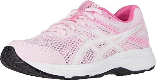 ASICS Kid's Contend 6 GS Running Shoes- 1M- Cotton Candy/White