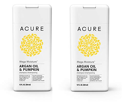 Acure Organics Moroccan Argan Oil and Argan Stem Cell Natural Shampoo -Pack of 2-