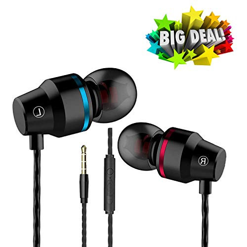 Earbuds Ear Buds in Ear Headphones Wired Earphones with Microphone Mic Stereo and Volume Control Waterproof Wired Earphone Compatible with Mp3 Players Tablet Laptop 3.5mm (blackbd) Earbuds Ear Buds in Ear Headphones Wired Earphones with Microphone Mic Stereo and Volume Control Waterproof Wired Earphone Compatible with Mp3 Players Tablet Laptop 3.5mm (blackbd)