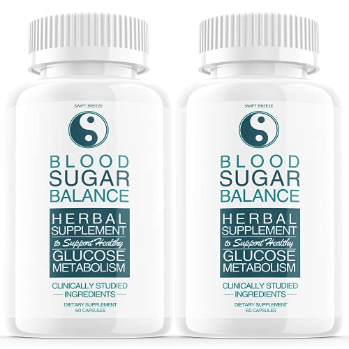 `-2 Pack- Blood Sugar Support Supplement Formula Balance- Blood Sugar Advanced Formula Pills - Supports Diabetic High Blood Pressure- Reduced Inflammation - Improved Immune Health -120 Capsules- `-2 Pack- Blood Sugar Support Supplement Formula Balance- Blood Sugar Advanced Formula Pills - Supports Diabetic High Blood Pressure- Reduced Inflammation - Improved Immune Health -120 Capsules-