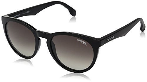 Carrera CA5040/S Round Sunglasses- Black/Brown Gradient- 53 mm