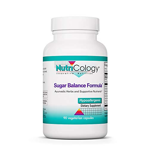 NutriCology Sugar Balance Formula - Ayurvedic Metabolic Support - 90 Vegetarian Capsules NutriCology Sugar Balance Formula - Ayurvedic Metabolic Support - 90 Vegetarian Capsules