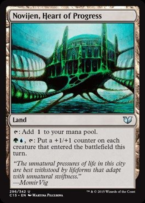 Magic The Gathering - Novijen Heart of Progress -269-342- - Commander 2015 Magic The Gathering - Novijen Heart of Progress -269-342- - Commander 2015