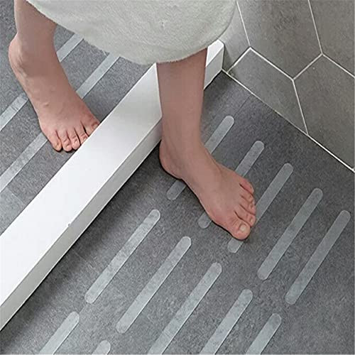 ZHAOQI 5 PCS Non-Slip Bathtub Stickers Shower Stickers Bathtub Non-Slip Strips Safety Bathroom Tubs Showers Treads Adhesive Decals for Shower Bath Tub Stair Swimming Pool