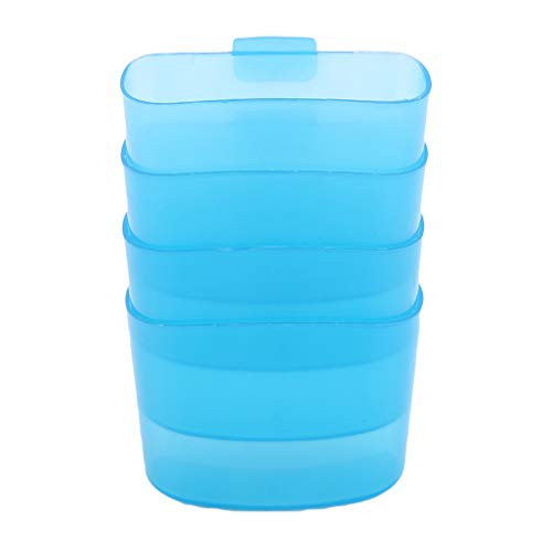 Guoshang Tea Bag Holder Set Plastic Tea Bag Caddy Clips onto Mug Colorful Cup Hangers for Home Party Supplies
