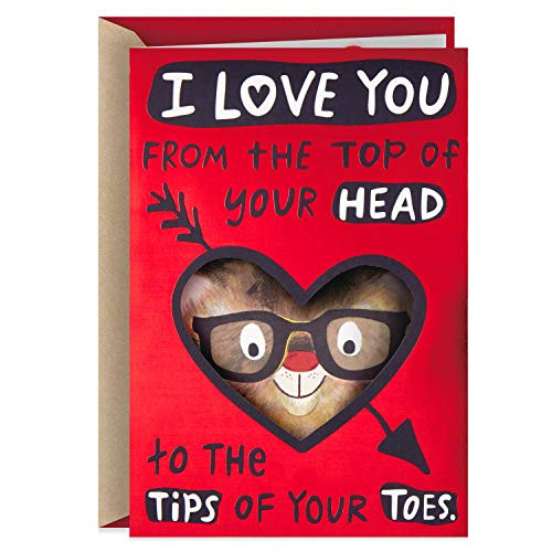Hallmark Funny Valentines Day Card for Husband Wife Boyfriend or Girlfriend -Cat with Heart Eyes- Hallmark Funny Valentines Day Card for Husband Wife Boyfriend or Girlfriend -Cat with Heart Eyes-