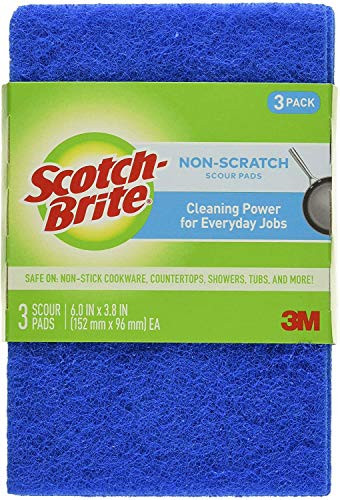 Scotch-Brite Non-Scratch Scour Pads 3 Pads 1 Pack