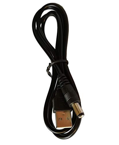 Universal USB Power Cable USB 2.0 A Type Male to DC 5.5 x 2.1mm DC 5V Power Plug Connector Cable Charging Cord