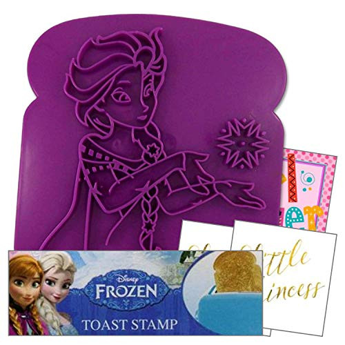Disney Toast Stamp for Girls Bundle Includes Separately Licensed GWW Reward Stickers -Frozen-