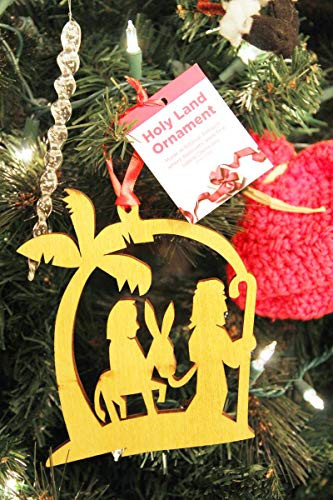 Holy Land Nativity Journey Tree of Life Wood Ornament Large