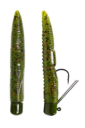 Lunkerhunt Pre-Rigged Finesse Worm - Watermelon Red