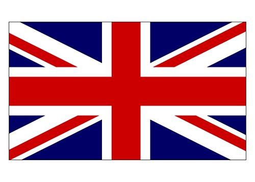 Rogue River Tactical UK United Kingdom Flag Sticker Great Britain British Union Jack Auto Car Window Decal Bumper Sticker -3x5"-