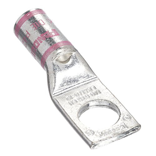 Panduit LCA1-0-14-X Code Conductor Lug One-Hole Standard Barrel with Window 1-0 AWG Copper Conductor Size 1-4" Stud Hole Panduit LCA1-0-14-X Code Conductor Lug One-Hole Standard Barrel with Window 1-0 AWG Copper Conductor Size 1-4" Stud Hole
