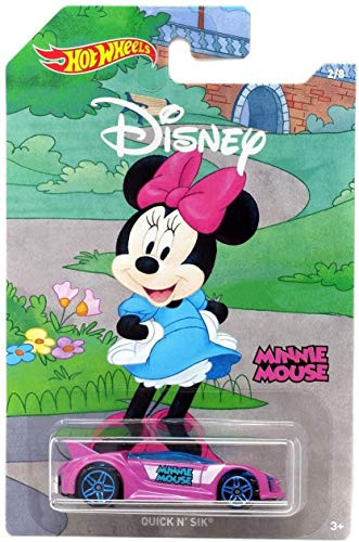 Hot Wheels 2019 Disney 90th Anniversary Edition -Minnie Mouse - Quick N' SIK--