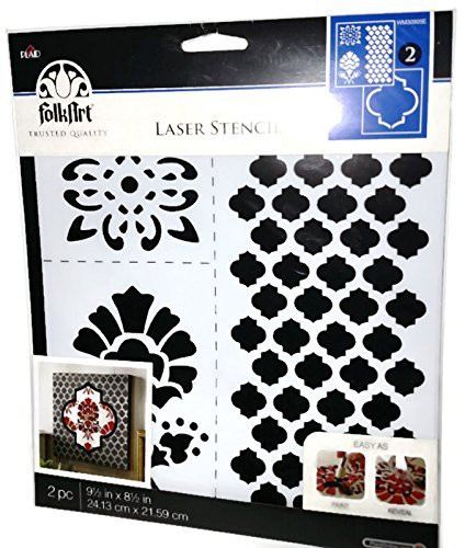 Folkart Laser Stencil Casablanca
