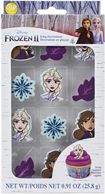Wilton Royal Icing Decorations 24-Pkg-Frozen 2 Wilton Royal Icing Decorations 24-Pkg-Frozen 2