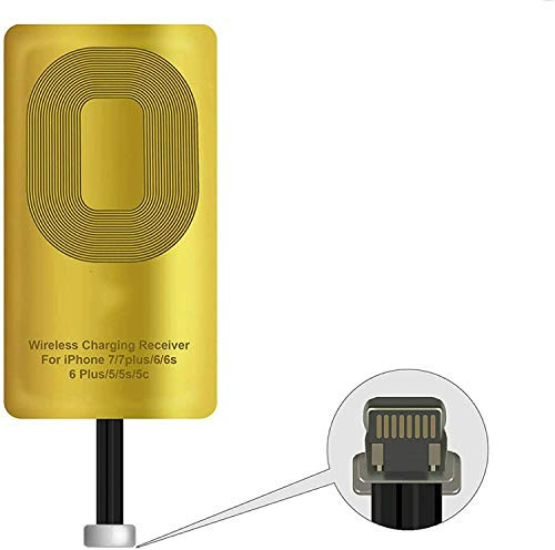 Ultra Thin Qi Receiver Chip Compatible with All Wireless Chargers Qi Receiver Wireless Charging Qi Wireless Receiver for iPhone 7-7 Plus - 6-6 Plus - 6S - 6S Plus - 5 - 5S - 5C