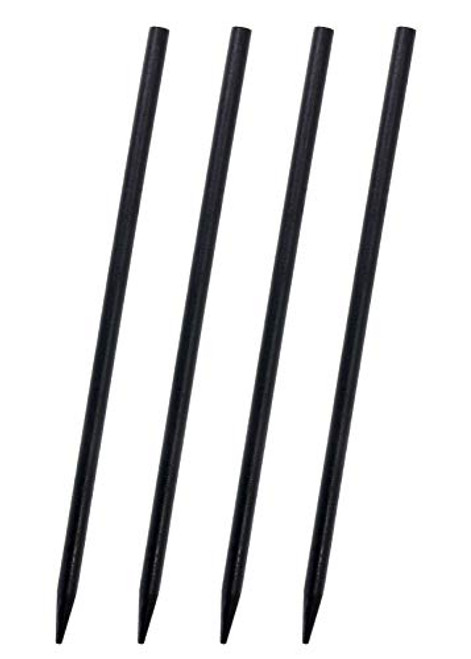 Wood Hair Sticks Penta Angel 4Pcs Vintage Wooden Hair Chopstick Pencil Long Hairpin Clips Accessory for Women Girls Thick Curly Hair Bun Holder Hairstyle Decor -Black-