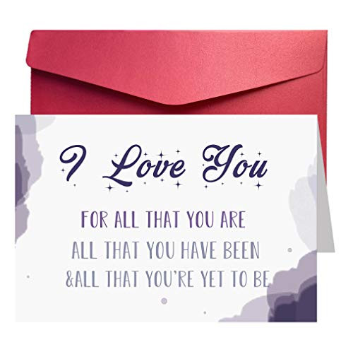 I Love You Card Romantic Anniversary Card Valentines Day Card for Him Her I Love You for All That You Are I Love You Card Romantic Anniversary Card Valentines Day Card for Him Her I Love You for All That You Are