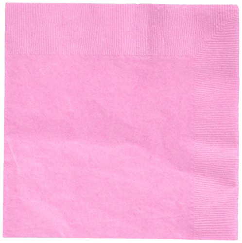 New Pink 2-Ply Dinner Napkins - Pack of 20 - Party Supply
