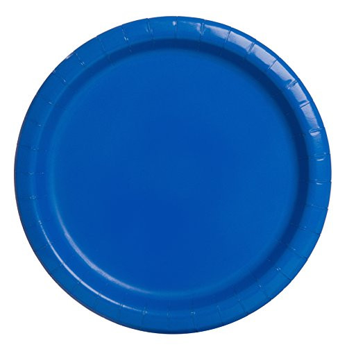 Unique Royal Blue Paper Plates 8ct