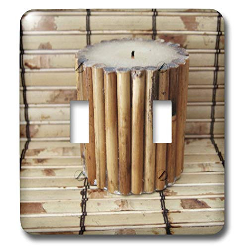 3dRose lsp_12771_2 Light The Bamboo Double Toggle Switch