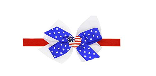 4th of July Independence Day American Flag Baby Toddler Patriotic Headband Hair clips and Hairbands -1 Bow Headband 2- 4th of July Independence Day American Flag Baby Toddler Patriotic Headband Hair clips and Hairbands -1 Bow Headband 2-