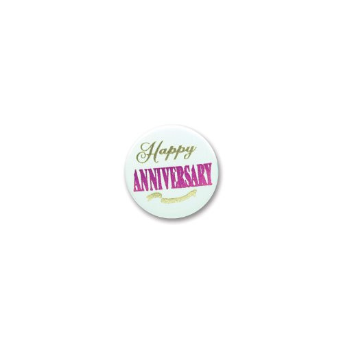 Beistle Happy Anniversary Satin Button