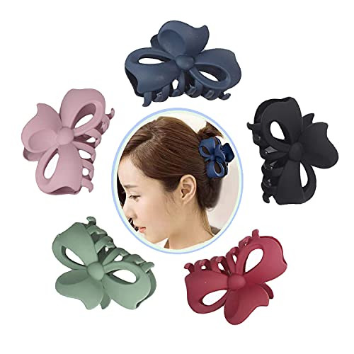 5 Packs Hair Claw Clips Nonslip Hair Barrettes for Women and Girls Thin Hair Thick Hair Strong Hold Hair Clips Hair Accessories 5 Colors Available 5 Packs Hair Claw Clips Nonslip Hair Barrettes for Women and Girls Thin Hair Thick Hair Strong Hold Hair Clips Hair Accessories 5 Colors Available