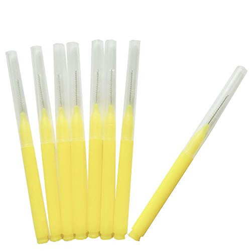 GFHFG 8Pcs-Set Tooth Floss Oral Hygiene Dental Floss Soft Interdental Brush Toothpick Healthy For Teeth Cleaning Oral Care Yellow