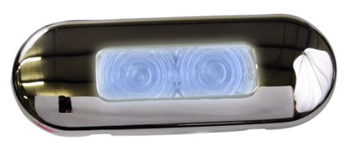 SeaSense LED SS Cover Ring Light Blue