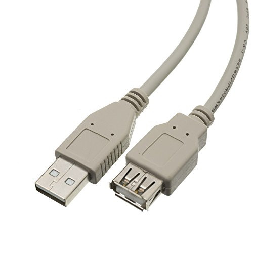 PcConnectTM USB 2.0 Extension Cable Type A Male to Type A Female 6 Foot