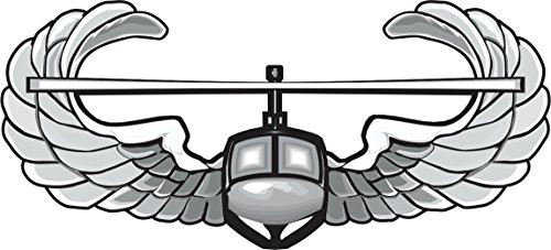 Military Vet Shop US Army Air Assault Wings Vinyl Transfer Window Bumper Sticker Decal 3.8"