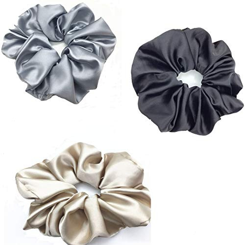 3pcs Fashion Hair Bands Hair Ties imitation silk Hair Ropes Scrunchy Ponytail Holder for Women Girls Hair ties Elastics Scrunchies Hair Bands Ties Ponytail Holders Headband Hair ring head cord Scrunchies Hair Accessories No Crease Damage for Thick Ha 3pcs Fashion Hair Bands Hair Ties imitation silk Hair Ropes Scrunchy Ponytail Holder for Women Girls Hair ties Elastics Scrunchies Hair Bands Ties Ponytail Holders Headband Hair ring head cord Scrunchies Hair Accessories No Crease Damage for Thick Ha