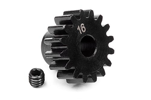 HPI Racing 100915 Pinion Gear 1M/5mm Shaft, 16T HPI Racing 100915 Pinion Gear 1M/5mm Shaft, 16T