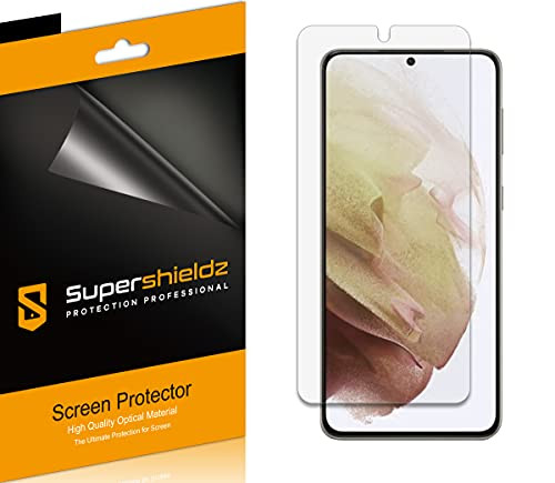 -6 Pack- Supershieldz Designed for Samsung Galaxy S21 FE 5G Screen Protector High Definition Clear Shield -PET-