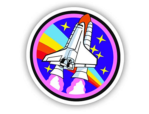 Spaceship Sticker - Vinyl Decal - Laptop Decor Window Vinyl Decal Sticker - -4 Vinyl Decal-