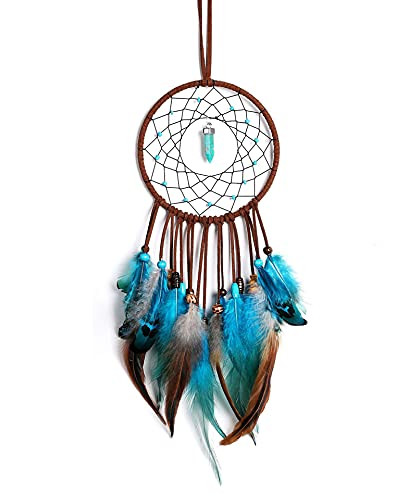 PWYXSA Dream Catcher Handmade Feather Wall Hanging for Kids Home Decoration Girl Bedroom Decor Dream Catchers Ornament Craft Gift