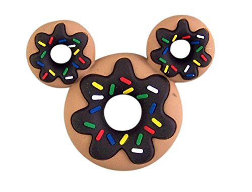 Disney Mickey Mouse Donut Shaped PVC Magnet Multi-Colored 3"