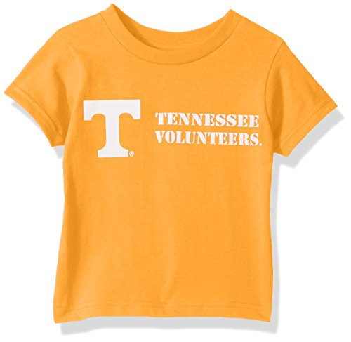 Two Feet Ahead NCAA Tennessee Volunteers Children Unisex Short Sleeve Tshirt5?Lt Orange