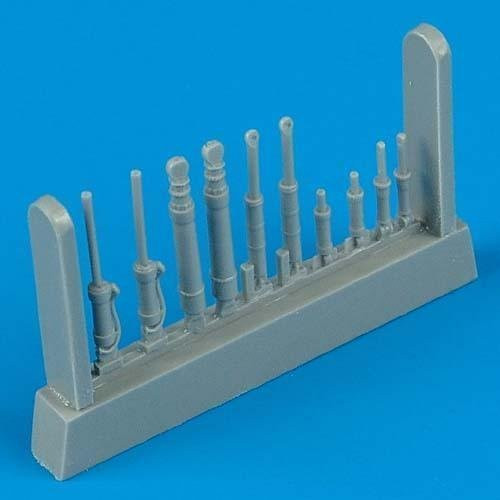 Quickboost 1-48 Universal Piston Rods I for Aircraft Engines - Resin #QB48-165