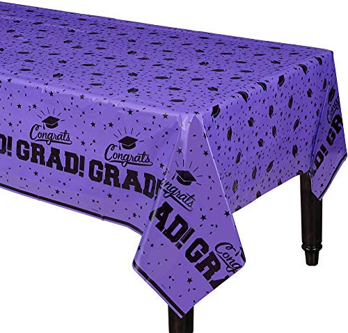 Amscan Table Cover 54" x 84" Purple